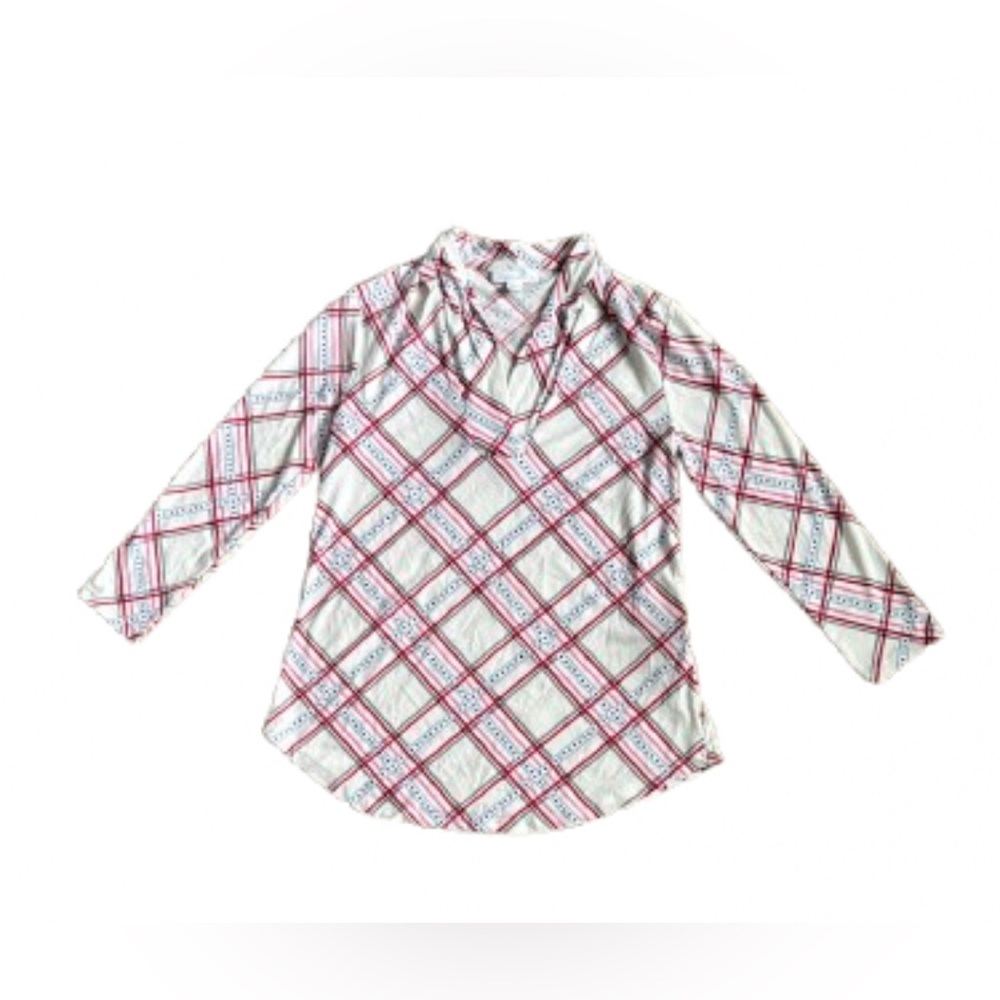 409M NWT Charter Club 3/4 Sleeve V Neck‎ Blouse - Size: XXSP